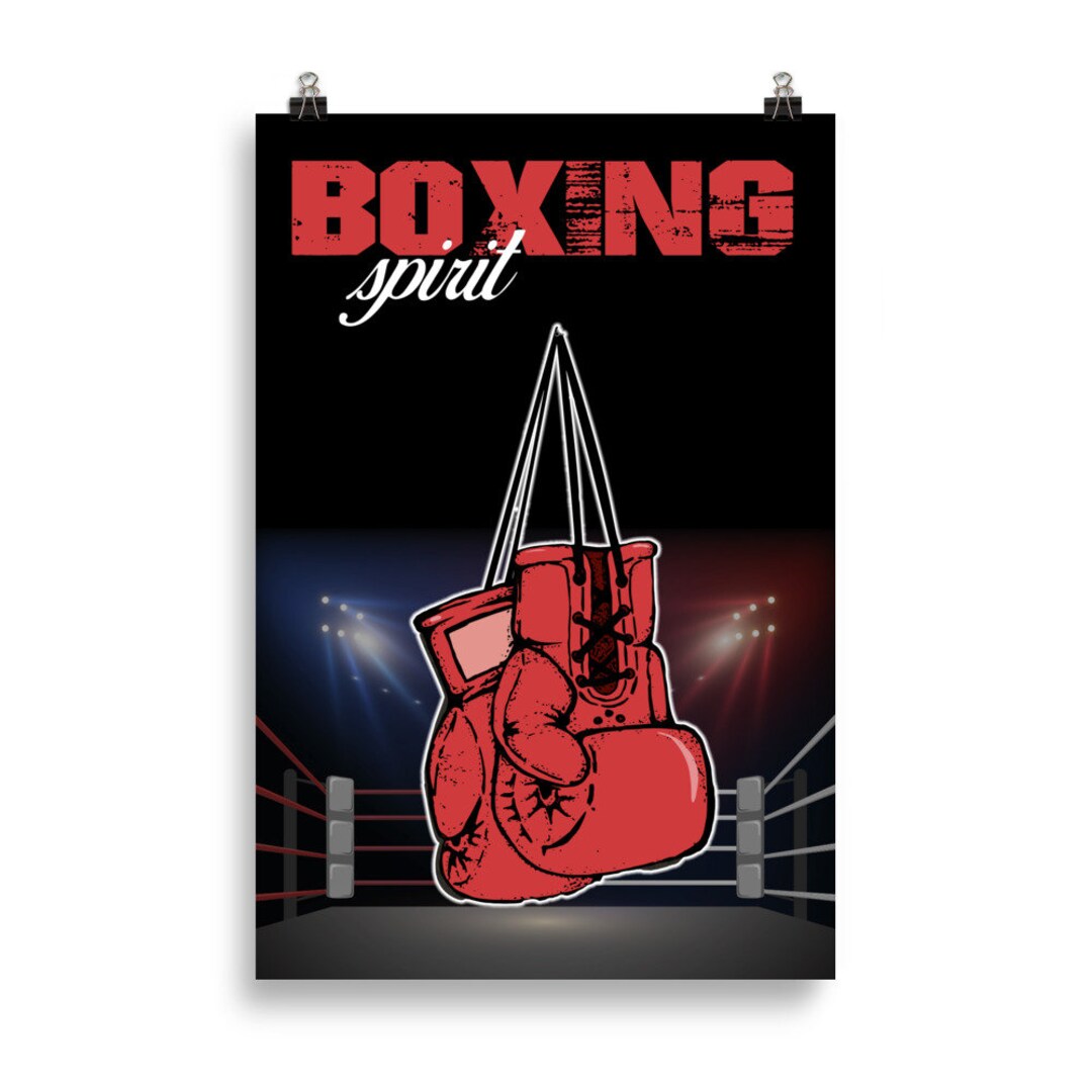 Boxing Spirit Boxing Spirit - High Quality Poster - Etsy Australia