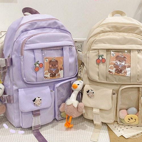 Korean Kawaii Cute Large Capacity Student Backpacks / School - Etsy