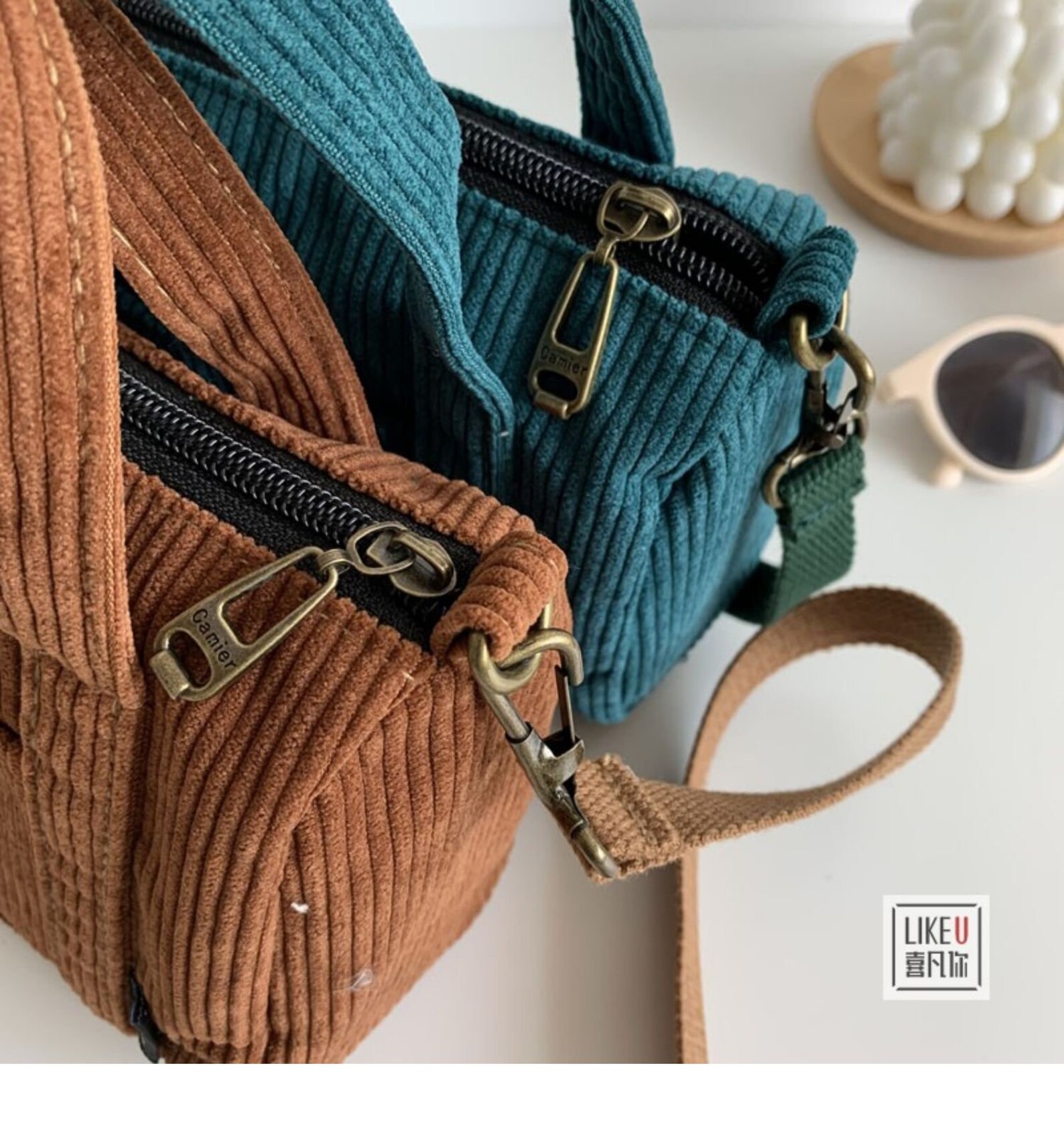 Corduroy Canvas Cotton Crossbody Bags Corduroy Crossbody Etsy
