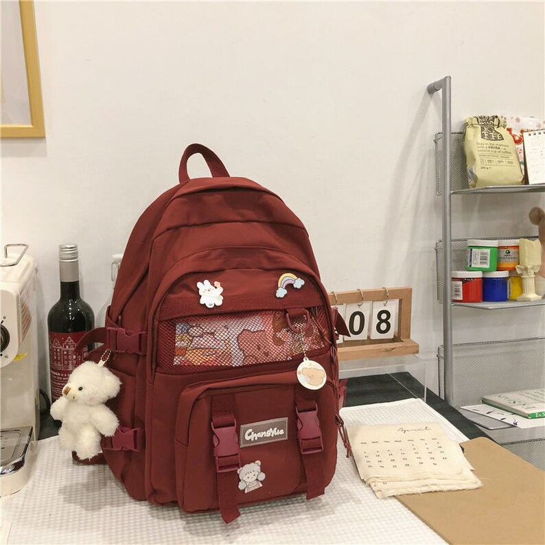 Kawaii Cute Large Capacity Backpack Cute ITA Bag Student Etsy