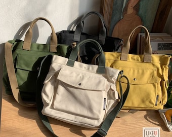 canvas tote backpack