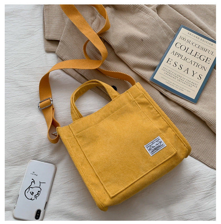 corduroy cross body bag