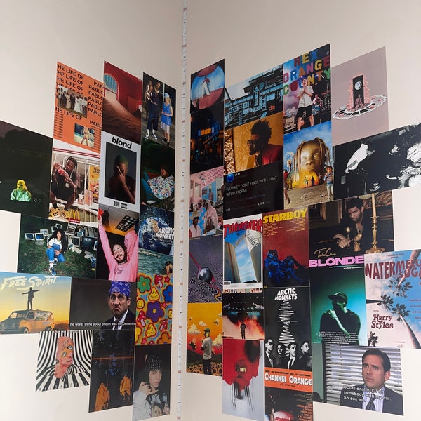 100 INDIE AESTHETIC PICS collage kit. Artists/90s/Retro College Dorm Room Aesthetic! **Digital Prints Only**