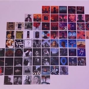 ALBUM COVER Collage **Customizable** 80 pcs *PRINTED* Pop/Rap Albums for College/Dorm/Bedroom