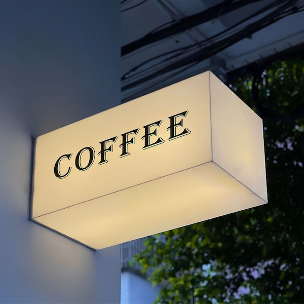 Acrylic Light Box Signage Etsy