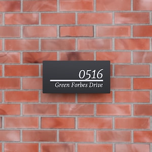 Diy LED House Number plaque,Modern House Number Signs,Custom Lighted Number Box,Custom Address Plaque With Personal Name,3D Number Signs