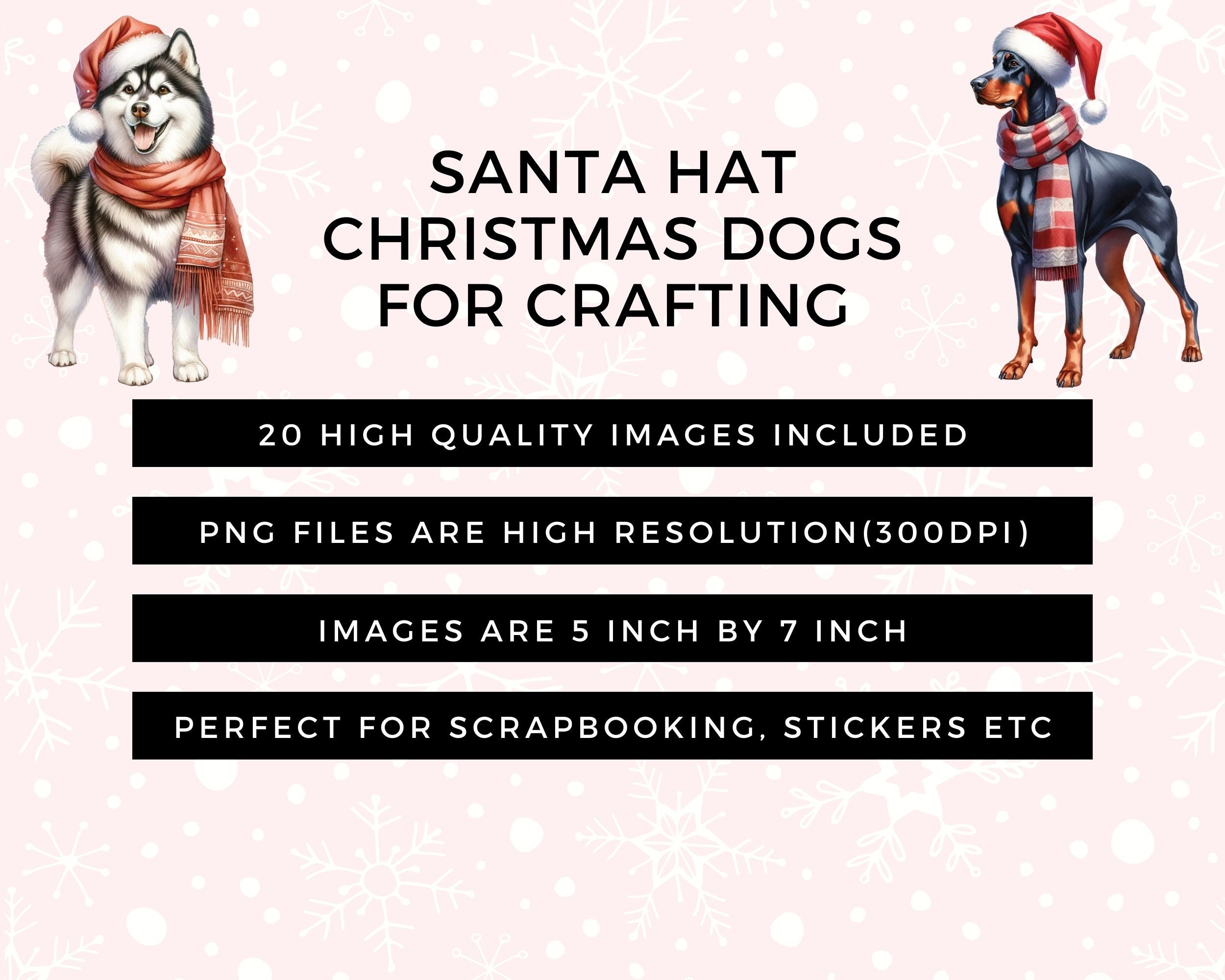 Watercolor Christmas Dogs Clipart Bundle |dog Breeds PNG Bundle | Dog ...