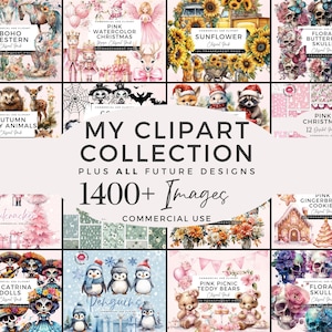Entire Store Clipart Bundle | Watercolor Clipart | Sublimation Designs | Commercial Use | Digital Download | All Past And Future Designs