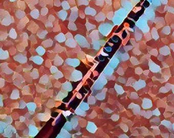 Oboe Greetings Card/Print