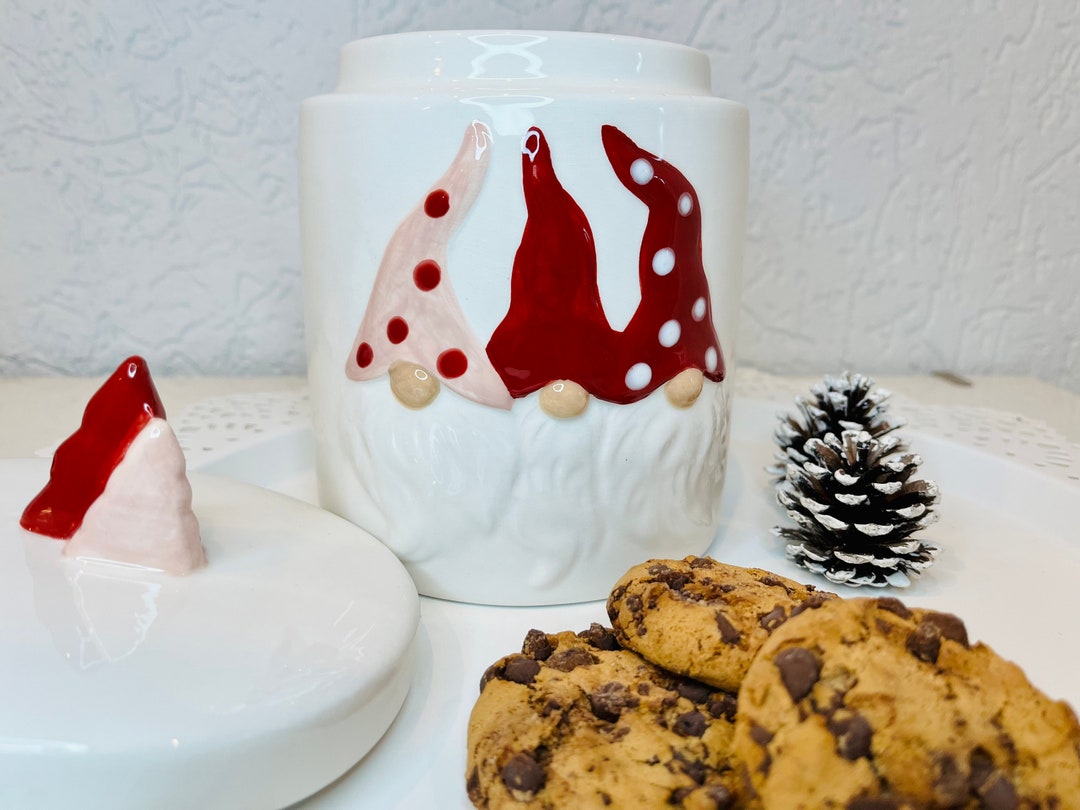 Keramik-Keksdose In Erdbeerform – 19,8 Cm Hoch, 3 Liter Fassungsvermögen, Mit Blumendesign & Deckel