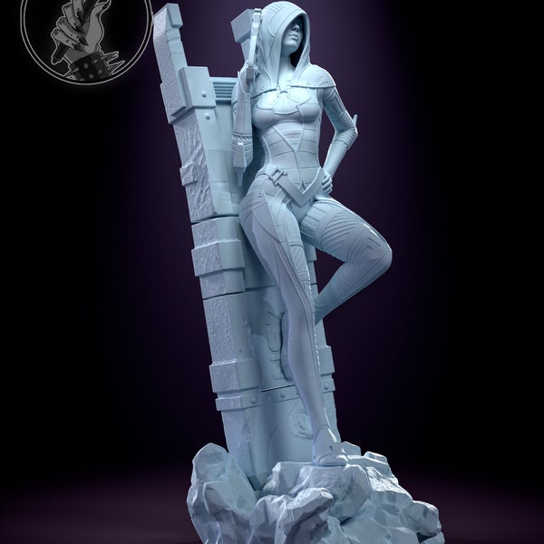 Kasumi  | Mass Effect | Assembly required | Unpainted | 3d Resin Print