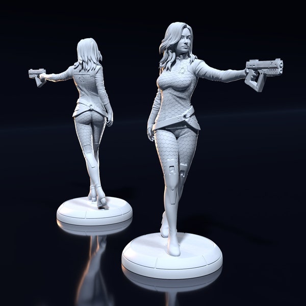 Miranda | Mass Effect | Assembly required | Unpainted | 3d Resin Print