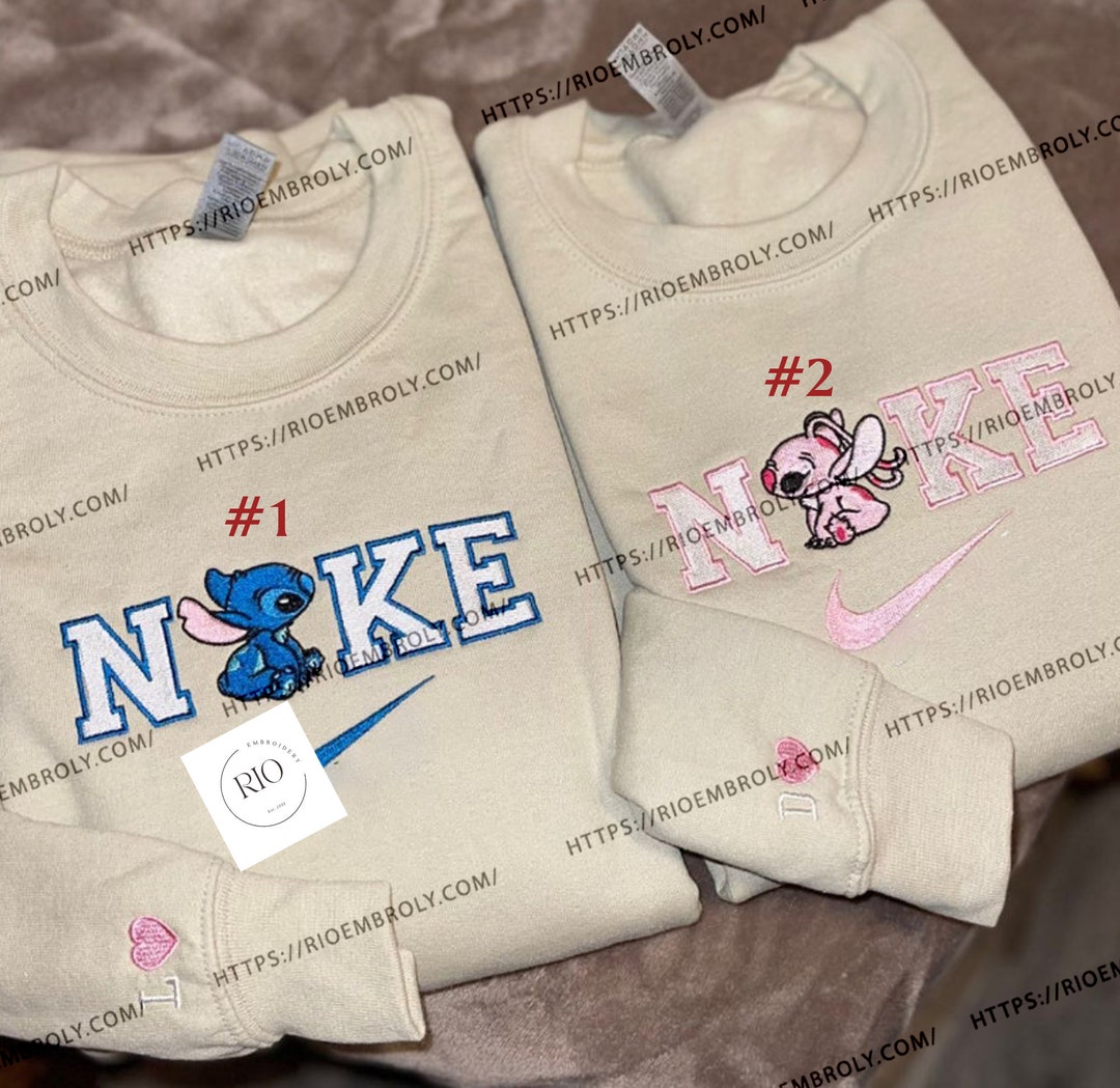 Stitch R Initial Stitch Initials Custom Embroidery Sweatshirt Personalized - Etsy