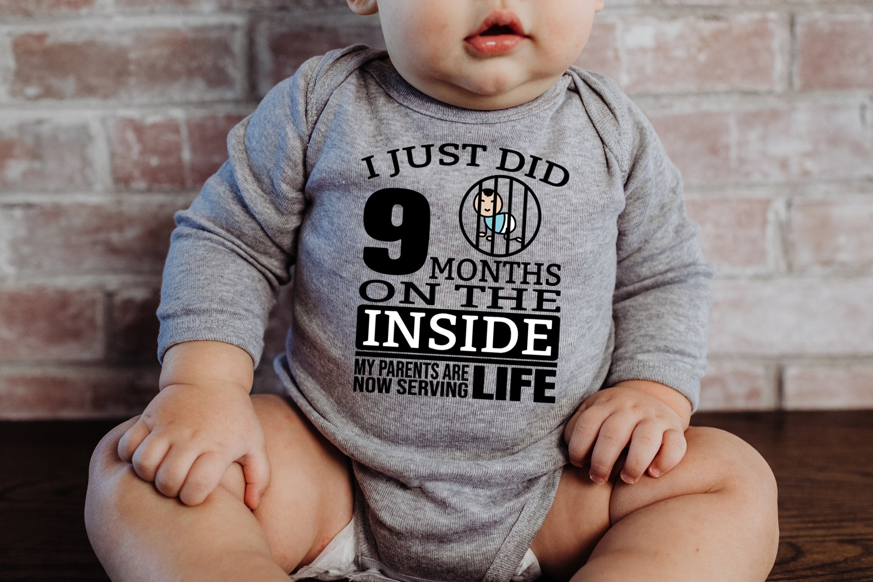 Baby Grow I Just Did Months On The Inside Baby Onesie Baby