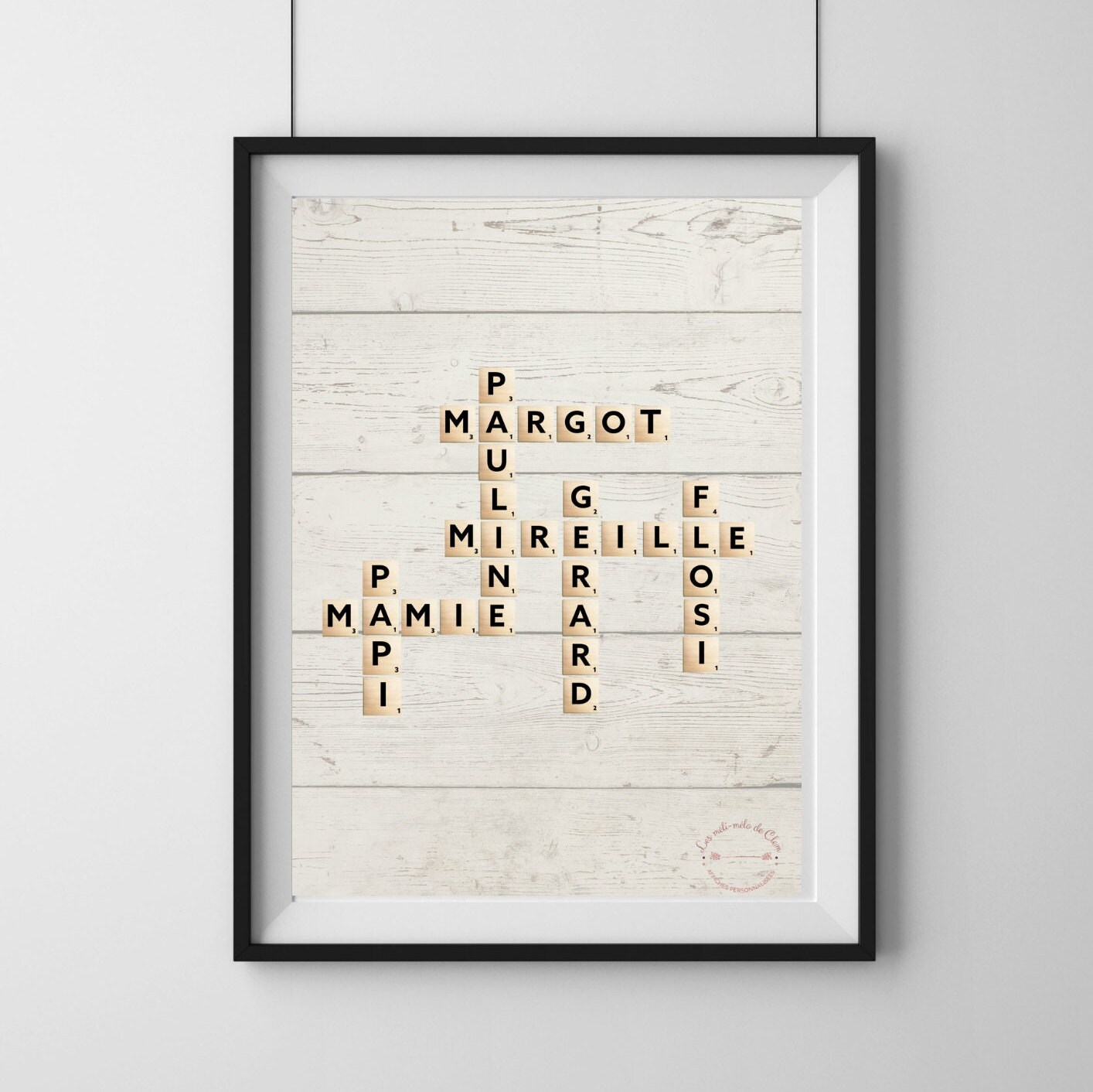 Affiche Scrabble