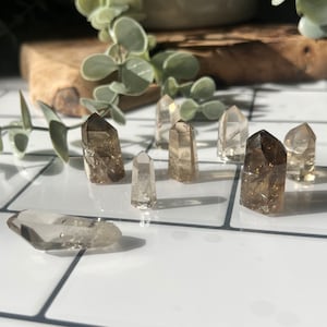 Mini Citrine Point From Brazil | Natural Crystal | Pocket Stones | Meditation Crystals | Crystal Gifts