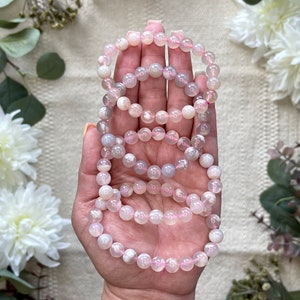 Beautiful Flower Agate Bracelet | Jewelry | Crystal Gifts | Love | Flowers