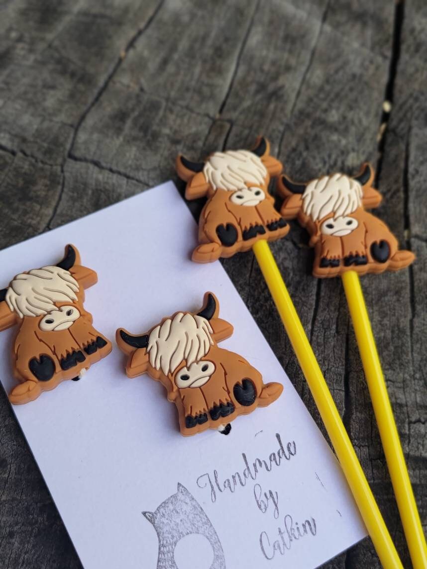 Knitting Needle Stoppers/ Knitting Needle Keepers Highland Etsy