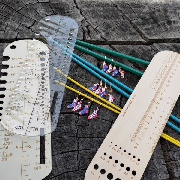 Sock Ruler for Knitting Etsy