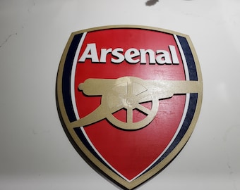 Arsenal Football Club 3D Wood Sign Decor