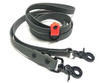 Handsfree leash, Individual 3-way adjustable leash, dog leash with safety carabiner or stainless steel carabiners