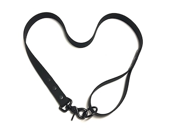 2 cm wide leash for dogs, dog leash with hand loop made of Hexa waterproof webbing, in your desired color, customizable