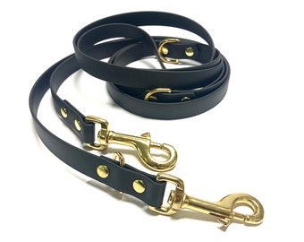 3-way adjustable leash made of Biothane, handsfree leash, dog leash in different lengths