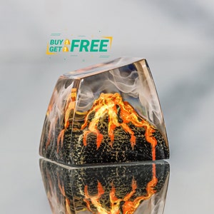 Volcano Eruption Artisan Keycap, Volcano keycap, Gate keycap, Custom keycap, Artisan keycap, Resin Keycap, Custom Mechanical Keycaps