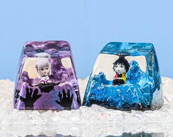Anime keycap, Artisan keycap, Custom Anime Keycap, Custom Resin keycap for cherry mx keyboard, Gifts for him, gift for her