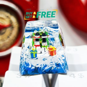 Christmas  Keycap, Snowman keycap, Keycap for Christmas, Custom Christmas keycap, Custom keycap, gift christmas