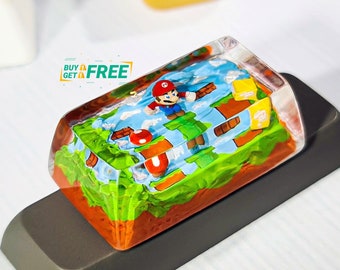 Game Keycap, Custom keycap, game spacebar, Custom spacebar, SA spacebar keycap, Resin Artisan Keycap Handmade, Gift ideas