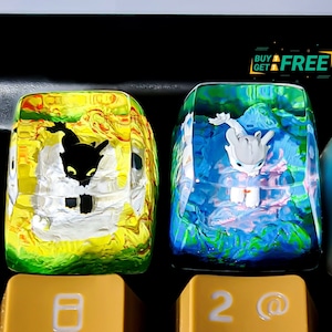 Game Artisan Keycap, ESC Resin Keycap, Resin Handmade Keycap, Anime Character Custom Keycap Game Decoration,Gift