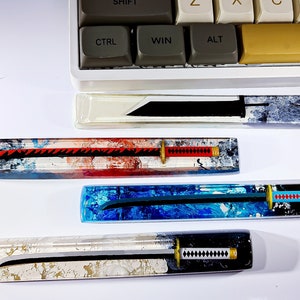 Sword pacebar, Sword Resin OEM SA Profile Key Cap, For cherry MX keyboard, Custom spacebar, Gift ideas