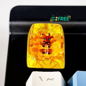 Anime keycap, Anime cosplay keycap, custom Anime, custom keycap, artisan keycap, resin Keycap set, gift ideas
