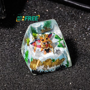 Game keycap, Custom Keycap,Artisan keycap, Custom keycap,Anime Keycaps,  Keycaps Resin, Keycap Handmade, Gaming keycap