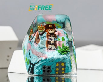 Anime keycap, game keycap, Artisan keycap, Custom keycap, Keycaps Resin, Keycap Handmade, Gaming keycap, Gift for him