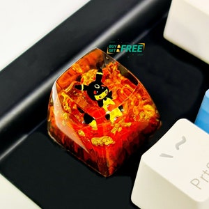 Anime keycap,Anime cosplay keycap, Pink Anime keycap, Custom Anime , Custom keycap, Artisan keycap, Gift ideas