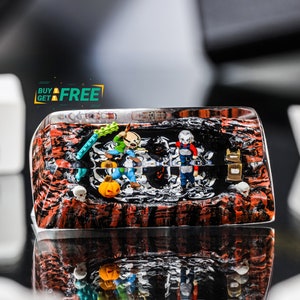 Halloween Keycap,Anime keycaps, Custom keycap, Artisan keycap, Halloween gift