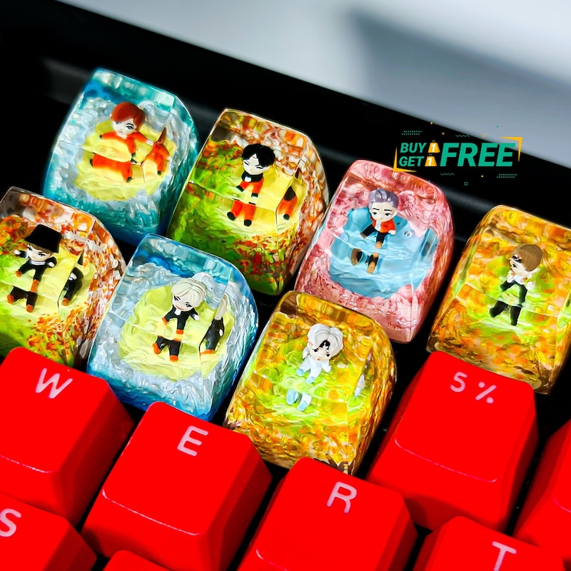 Bts Keycap - Etsy
