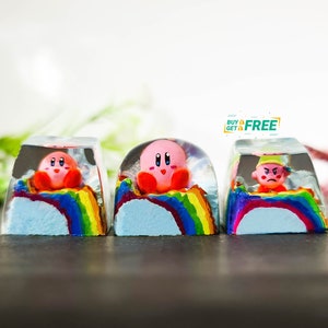 Anime Keycap, Game keycap, For cherry MX, SA profile keycap, Custom keycap, Resin Artisan Keycap Handmade, Gift ideas