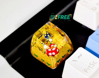 Teclas de juego para Cherry MX, perfil SA, personalizadas, de resina artesanal, ideas para regalos