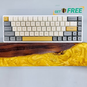 Resin and Wood Wrist Rest, Resin Wrist Rest, Keyboard Wrist Rest, Custom Wrist Rest, Wood Wrist Rest, Handmade Wrist rest, Gift ideas