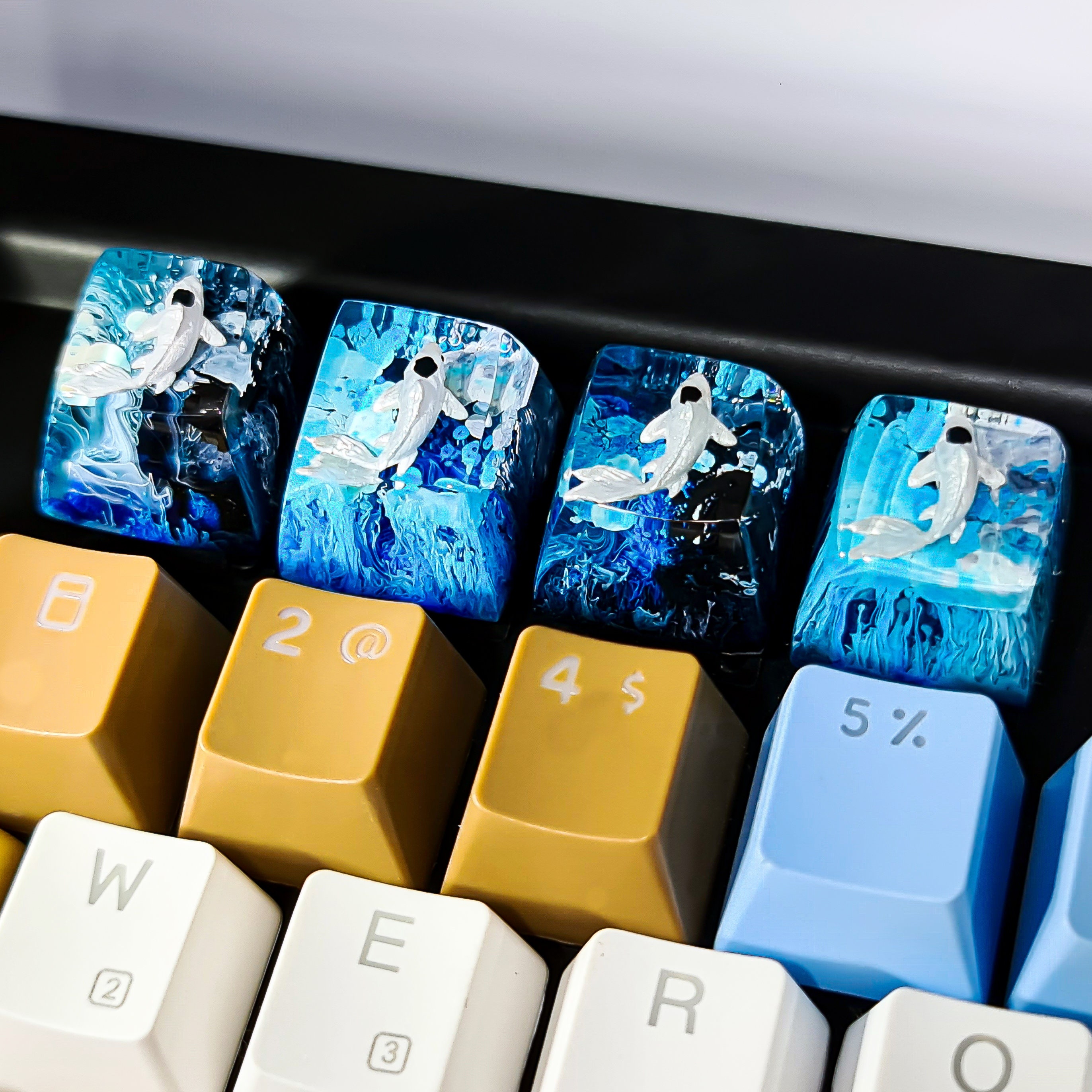 Blue Koi V3 Keycap, Koi Fish for Cherry Mx Keycap, Custom Keycap ...