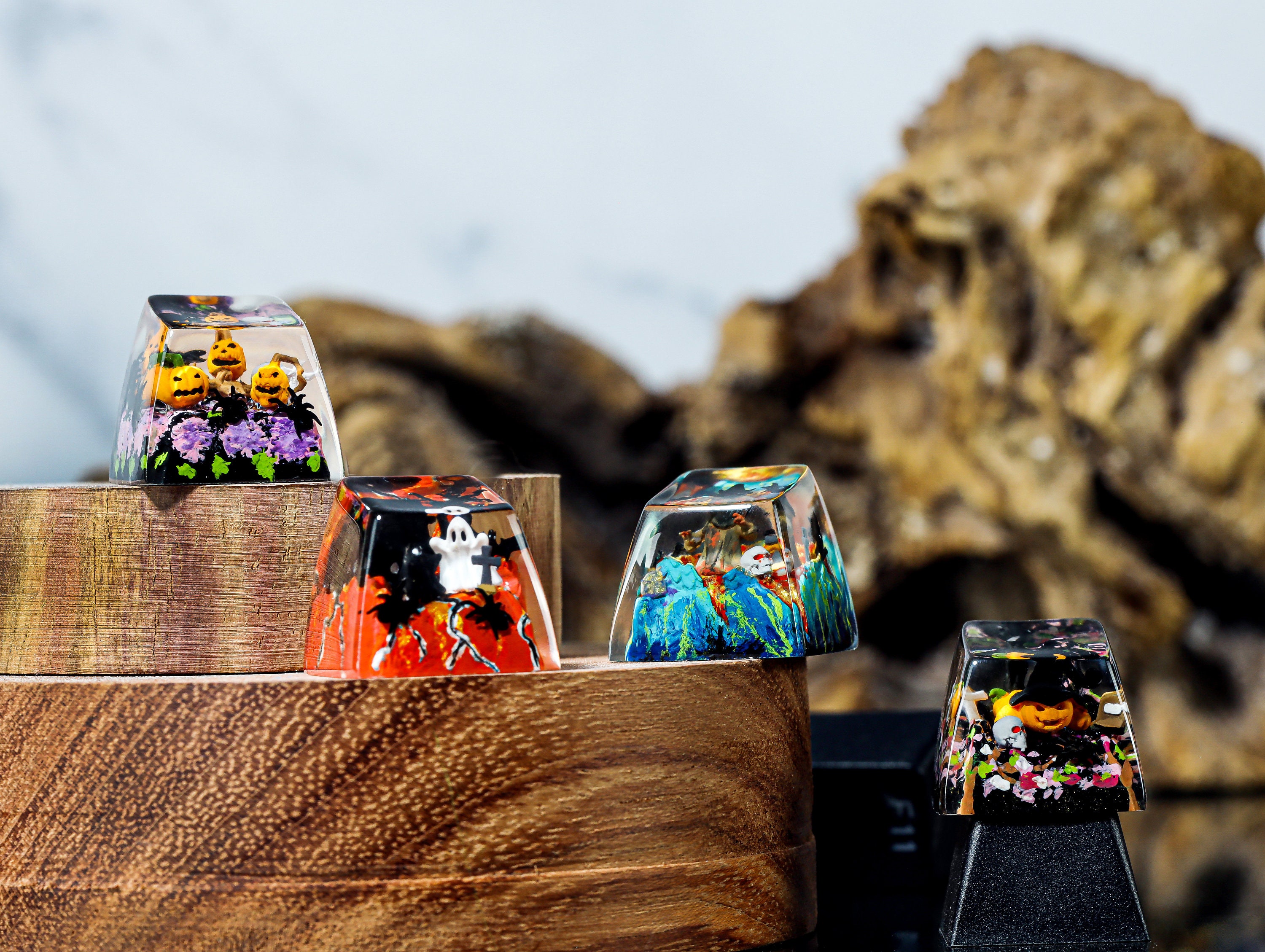 Key Cap Ghost Rider Halloween Keycap, Horror Keycap, Ghost Keycap, Custom Keycap, Artisan ...