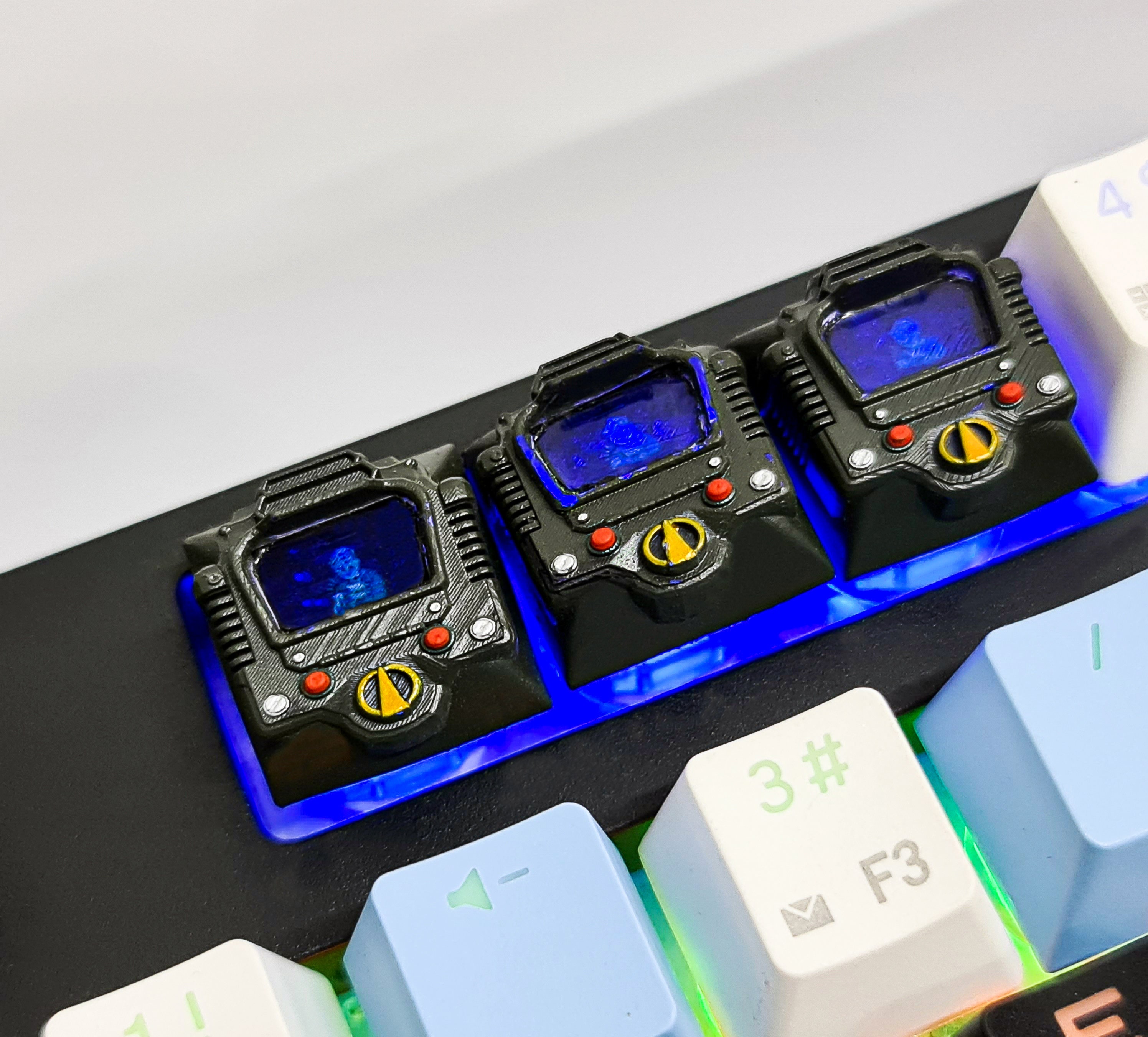 Pip Boy Keycap Fallout Pip Boy keycap Custom keycap Artisan Etsy Schweiz