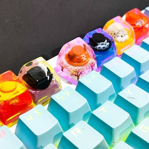 Artisan Keycap, Keycap, keycaps Resin, Keycap Handmade, SA Keycaps For Cherry MX Mechanical Gaming Keyboard, father's Day gifts, dad gift