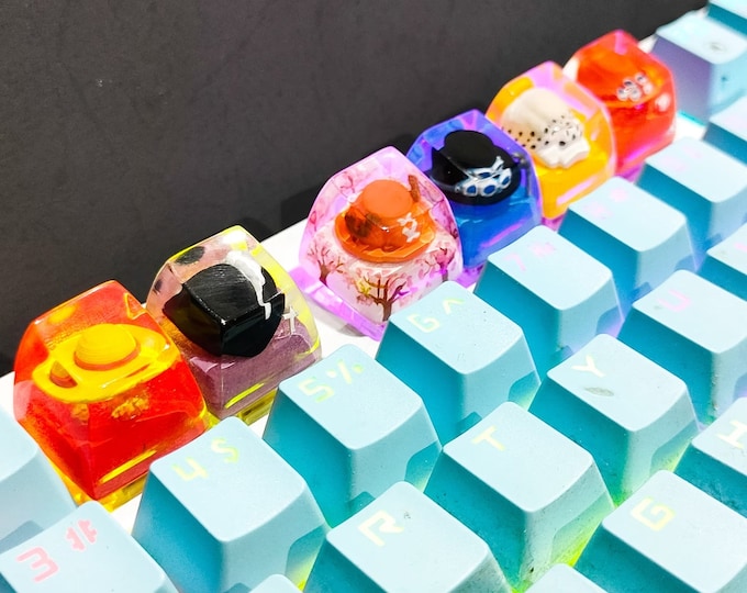 Artisan Keycap, Keycap, Keycaps Resin, Keycap fait main, SA Keycaps For Cherry MX Mechanical Gaming Keyboard, cadeaux de fête des pères, cadeau de papa