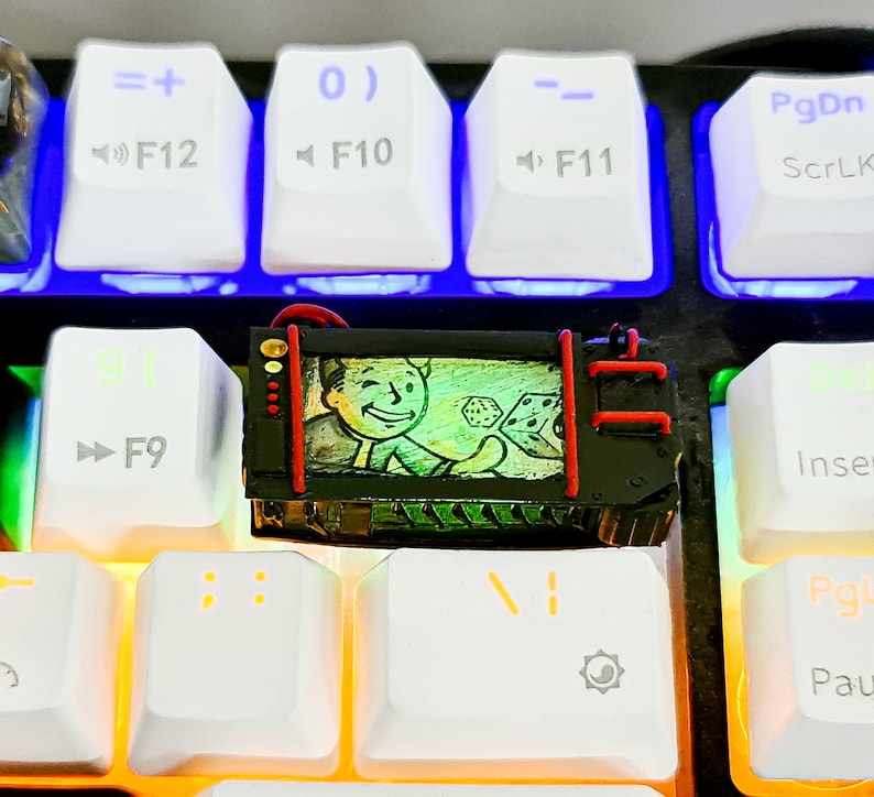 Pip Boy Keycap V2 Fallout Pip Boy Keycap Custom Keycap Etsy
