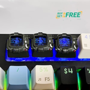 Pip Boy Keycap v1, Fallout Pip Boy keycap, Custom keycap, Artisan keycap, Resin Keycap set, Gift ideas