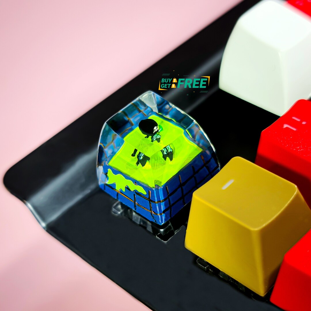 Game Keycap, ESC Resin Keycap, Resin Handmade Keycap, Anime Character ...